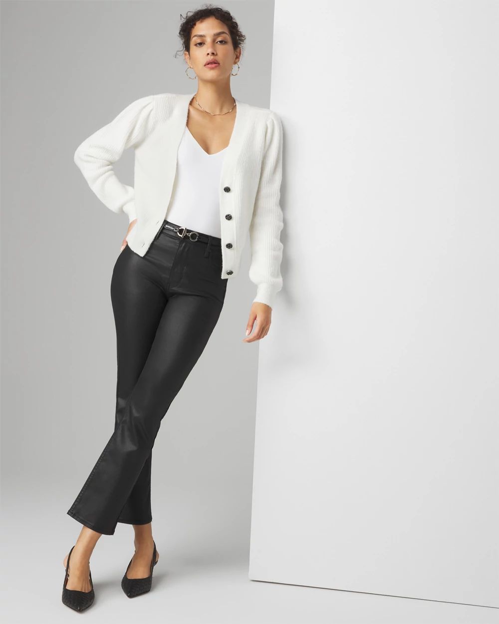 RAIVE lace button cardigan ホワイト RAIVE lace button cardigan ホワイト Buy White Ecru Lace Knit